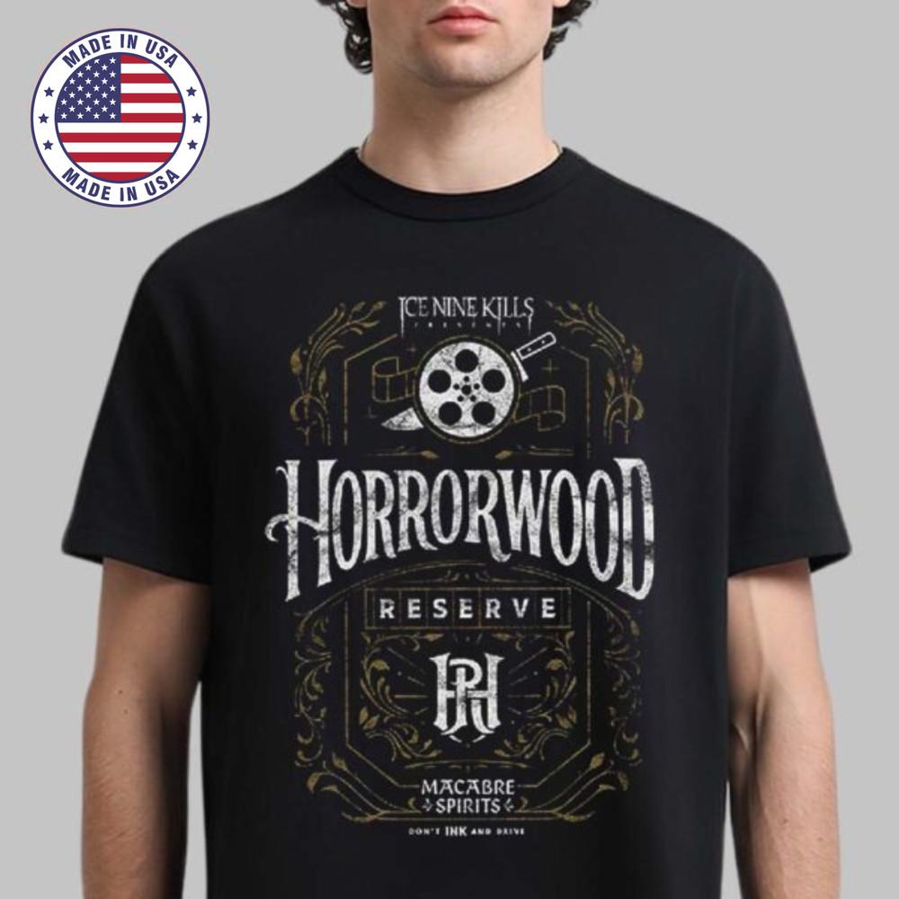 Ice Nine Kills Horrorwood Reserve TShirt Unisex Heavy Cotton All Sizes Unisex T-Shirt S