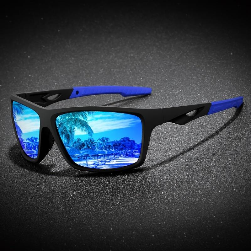 

Men S Polarized Sports Sunglasses Classic Frame Full Rim Wide Fit For Climbing & Daily Leisure Fashionable Outdoor Eyewear