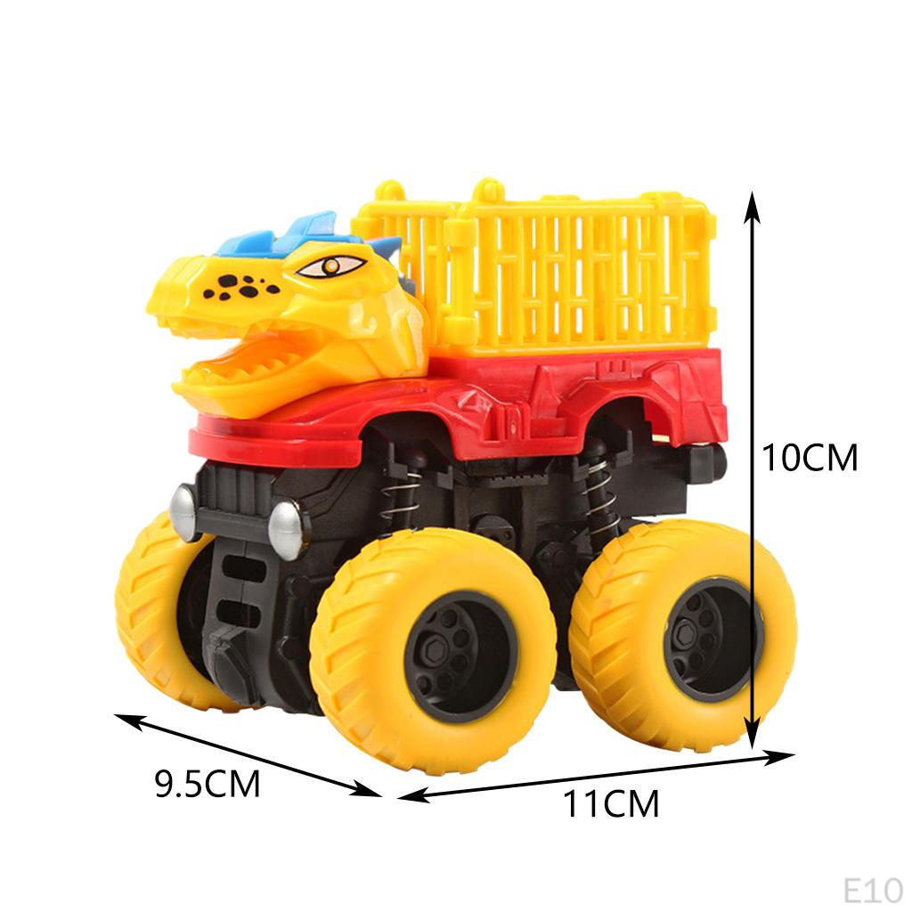 Baby Dinosaur Truck Carrier, Early Educational Toys Vehicles Toy Cars Playset for Unisex
