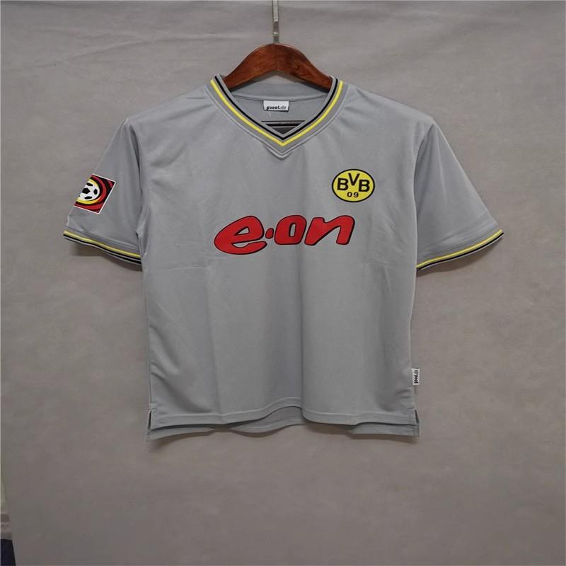 Retro Fußballtrikot Herren Damen Erwachsene Fußballhemd Vintage Dortmund BVB Klassische Trikots Riedle Muller Sammer Haaland