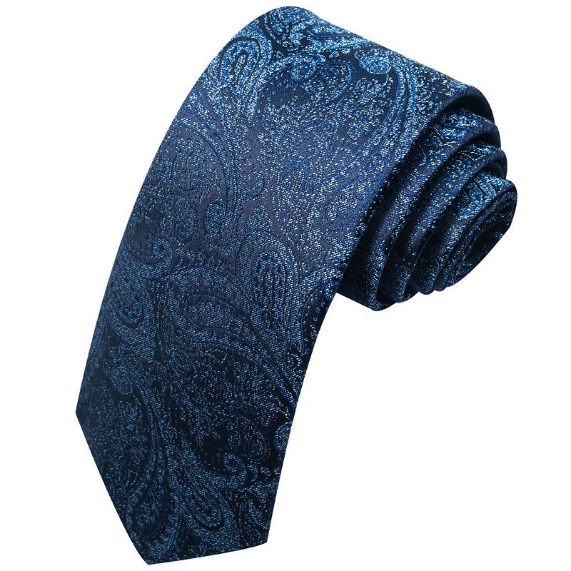 Dress Men'S Tie Fashion 8Cm Tie Casual Business Versatile Polyester Silk Tie