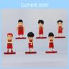 Exquisite 7cm Pvc Slam Dunk Q Edition National Competition Movie Gk Figure Set Handicraft