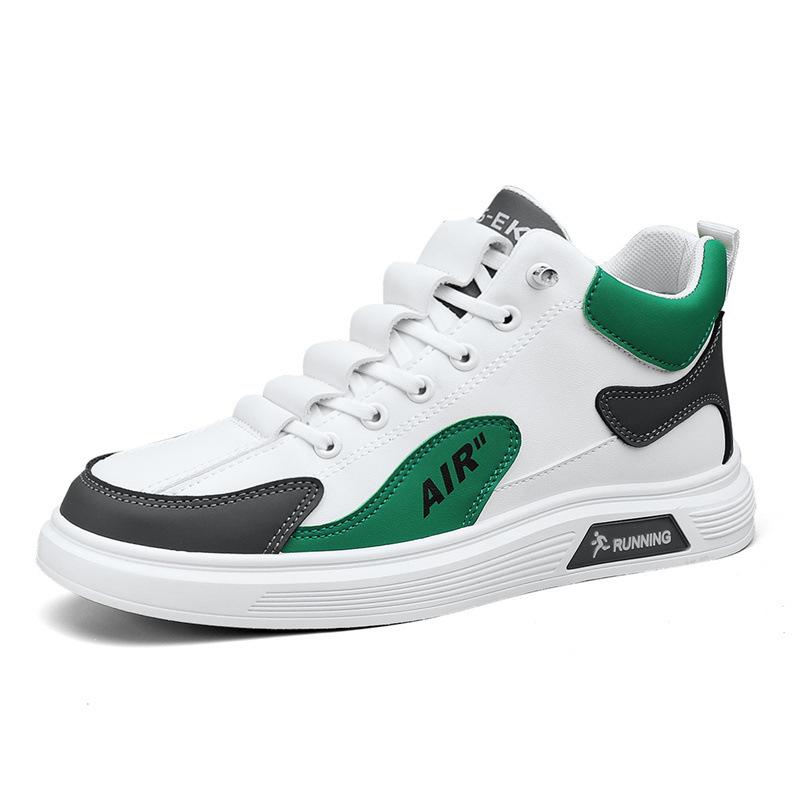 

Модные повседневные туфли средней и высокой высоты для серфинга, молодежные спортивные туфли на плоской подошве, кожаные модные мужские туфли с ленивым рукавом 44