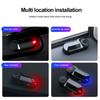 Car Security Light Strobe Signal Security System Simulated Anti-Theft Caution LampTail Light Solar LED Flashing Decorative Light