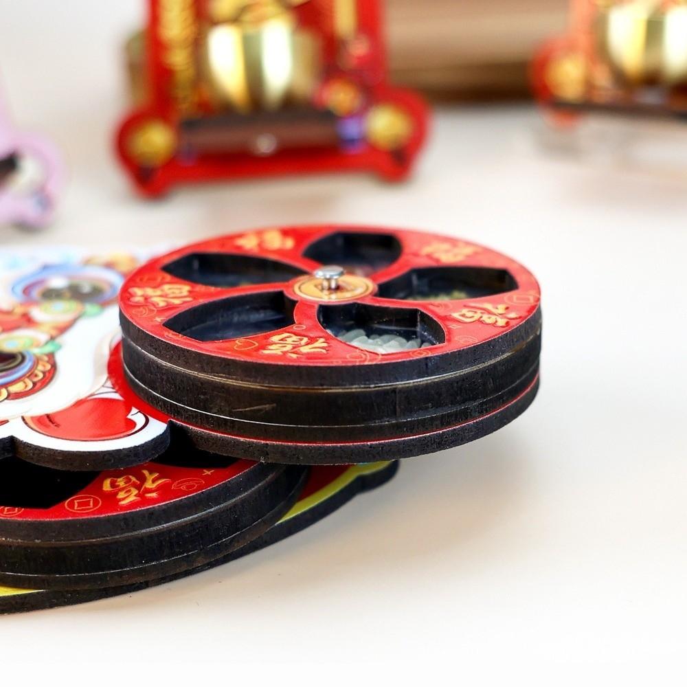 Blessings Housewarming Decorations Attracting Wealth Rotating Fridge Magnets  Refrigerator