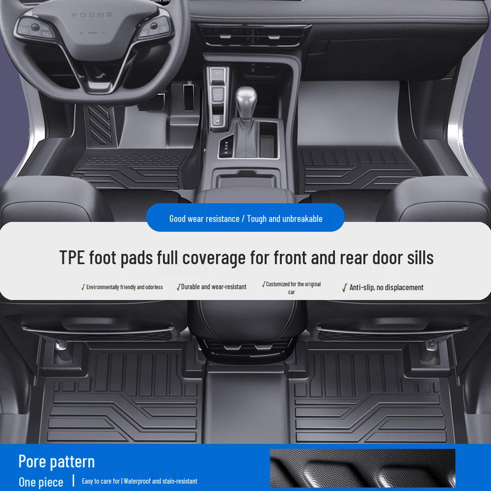 Roewe 350/360/550 D5X/D6/D7/M7DMH TPE Car Floor Mats & Door Sill Set
