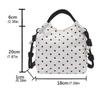 Drawstring Closure Polka Dot Shoulder Bag Nylon Female Tote Bag Crossbody Bucket Bag  Outdoor