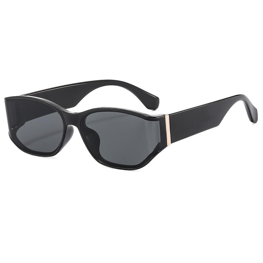 

Sunglasses trend new curved mirror cat eye sunglasses women s high-end UV protection versatile sunglasses