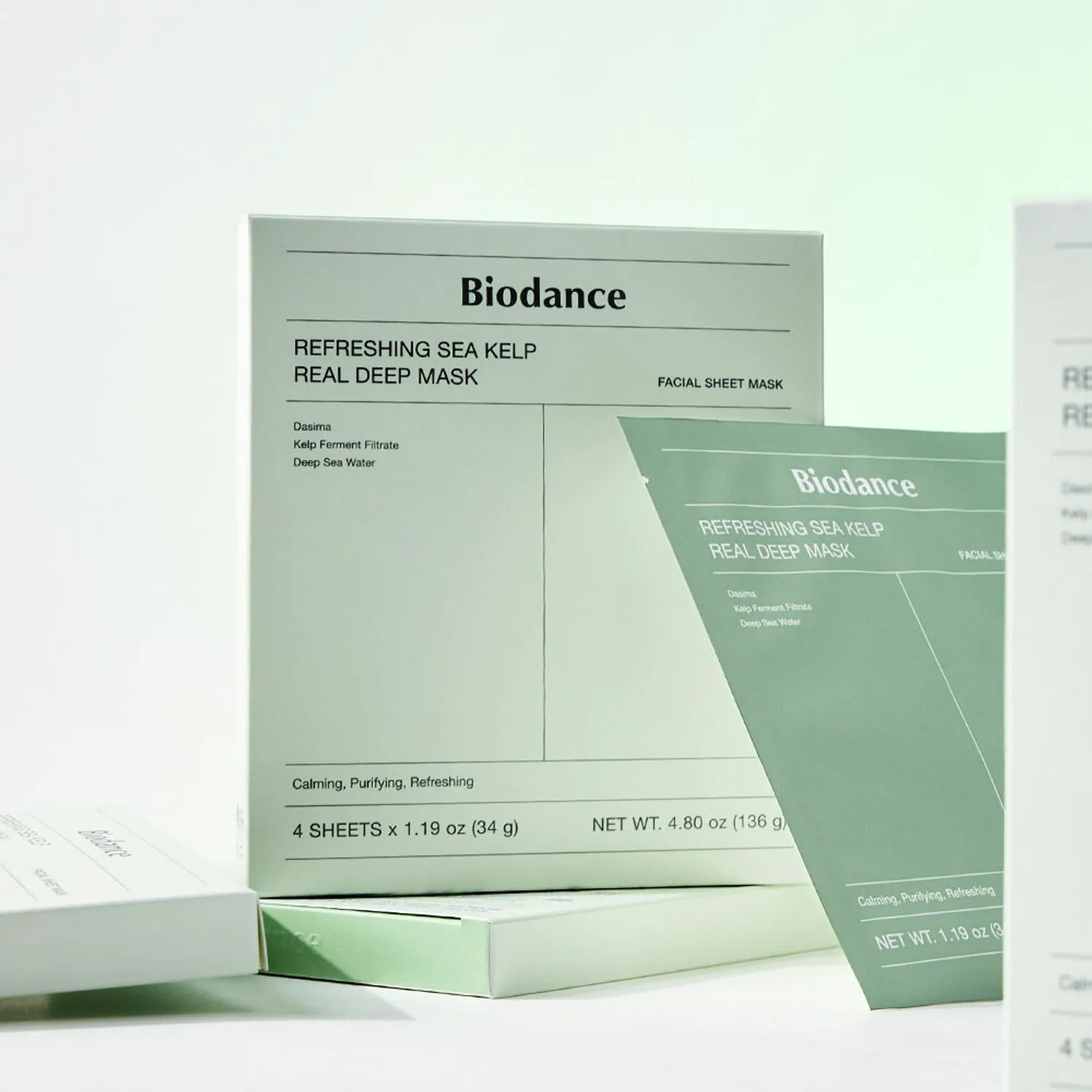 BIODANCE Refreshing Sea Kelp Real Deep Mask Sheet 4ea 4pcs