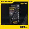 NITECORE MH12 V2 Tactical Torch Flashlight 1200LM for Camping Searching Hiking Lantern Patrol Lantern Emergency Searching