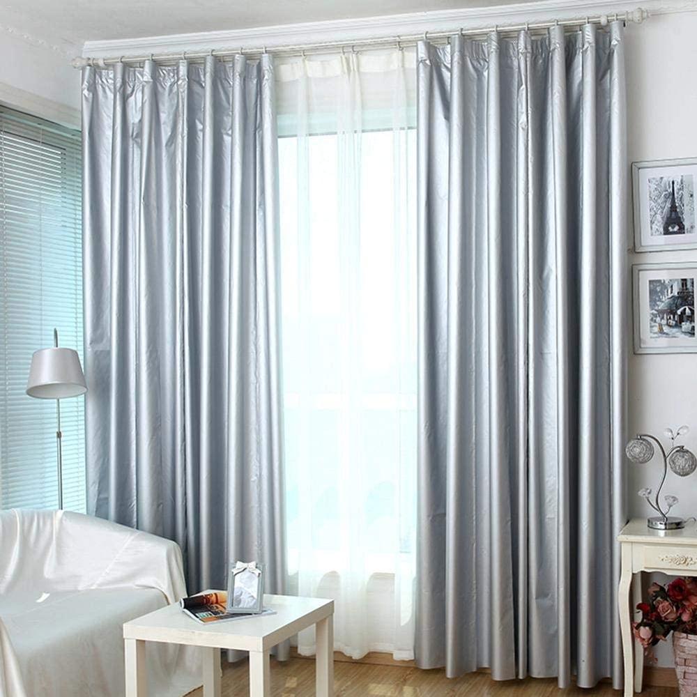 Blackout Curtains with Coated Lining Thickened Light Waterproof Blocking Thermal Insulated Window Curtain Panels for Bedroom