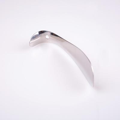 Silver 15Cm Shiny Metal Shoe Horn Professional Spoon Shoehorn Stainless Steel