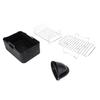 12 Pcs Fryer Accessories Roasting Rack Silicone Basket Brush Tong Skewer Set with Paper Liners