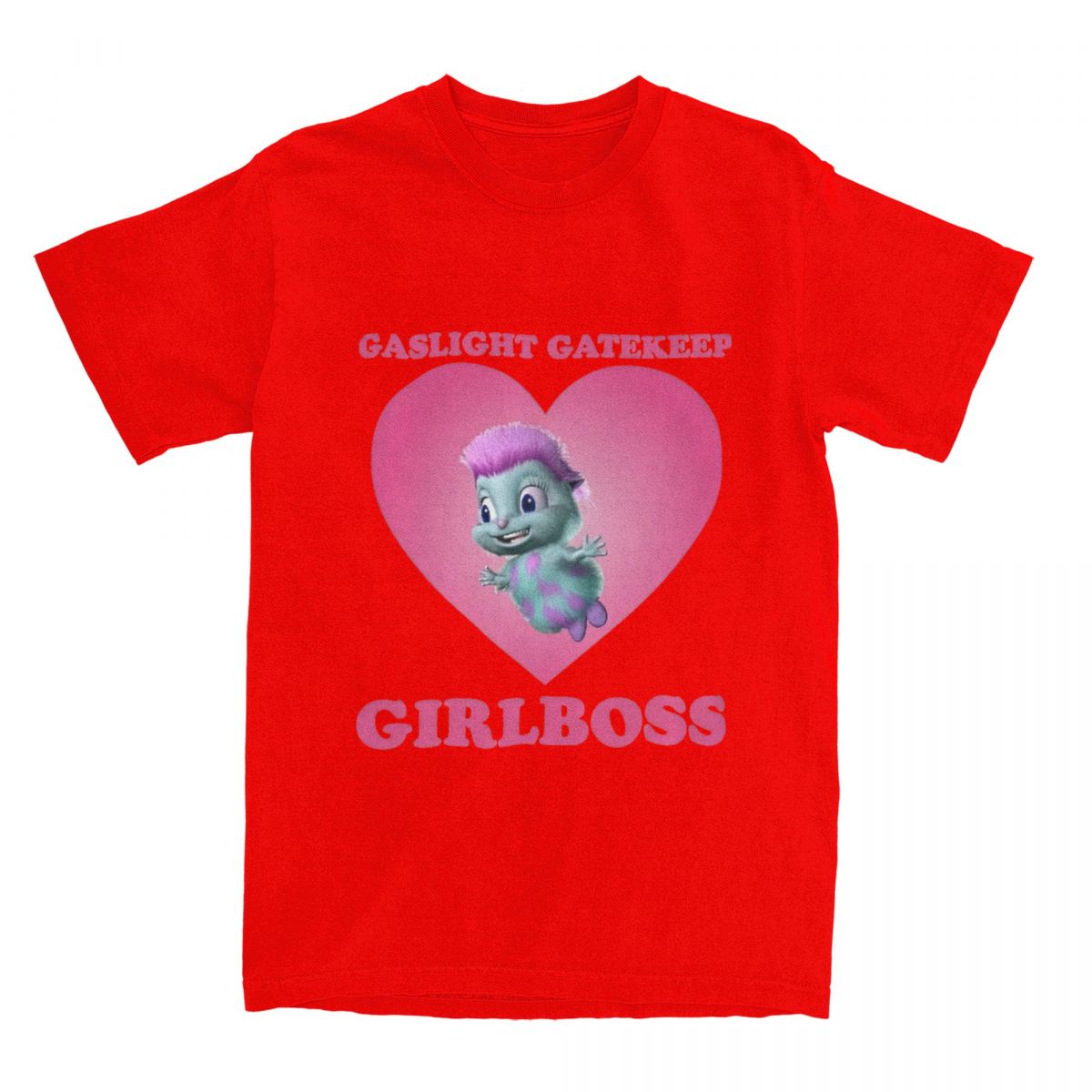 Bibble Gaslight Gatekeep Girlboss T Shirt For Men Women Cotton Top Tee Funny Round Neck Short Sleeve S