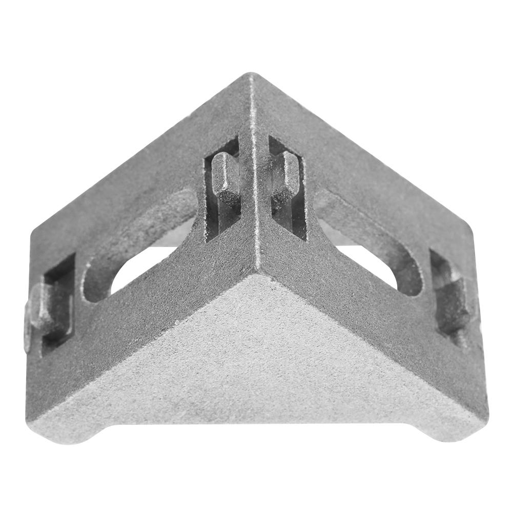 ZK40 25pcs 4040 Aluminum L Shape Corner Bracket Right Angle Brace Fastener