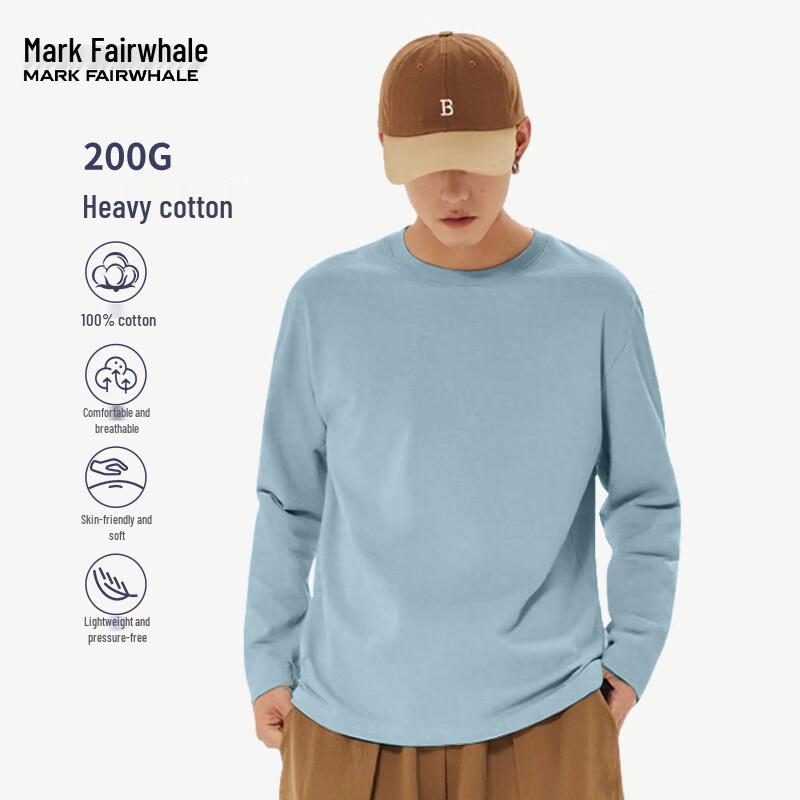 Mark Fairwhale Men's Heavyweight Cotton Long Sleeve T-Shirt