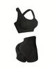 Popular Seamless Sports Vest and Yoga Pants Set for Women - Stylish Fitness Bra and Beautiful Back Design