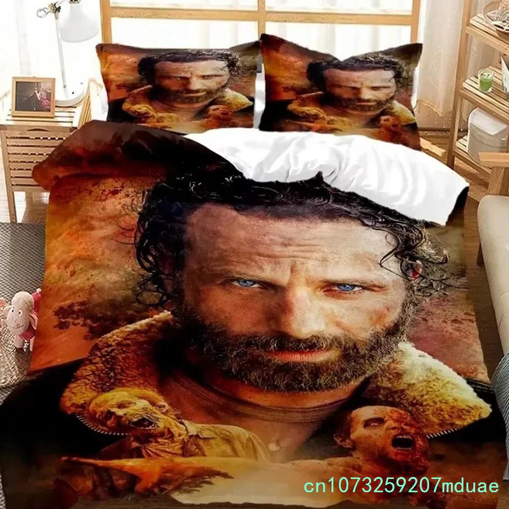 New Horror Die Walking Dead Printed Bedding Set Luxury Queen Bedding Set Soft And Comfortable Bedding Set For Boy