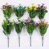 Outdoor Artificial Daisies Flowers Fake Flowers for Indoor UV Resistant Waterproof Realistic Faux Flower Bouquets Outside Hanging Plants Garden Porch