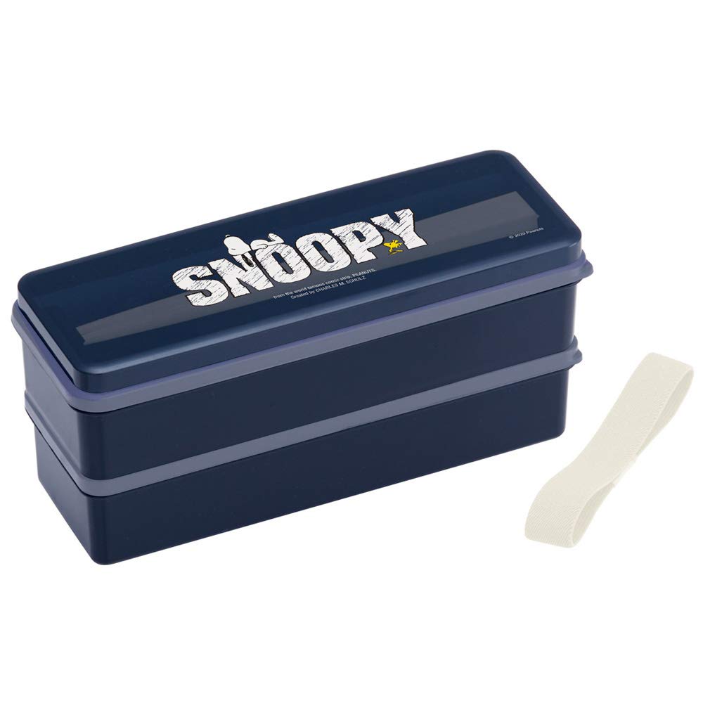 

Skater Bento with Silicone Inner 900ml Snoopy SSLW9 Box, 2-Tier, Lid, Capacity, Logo, Peanuts,