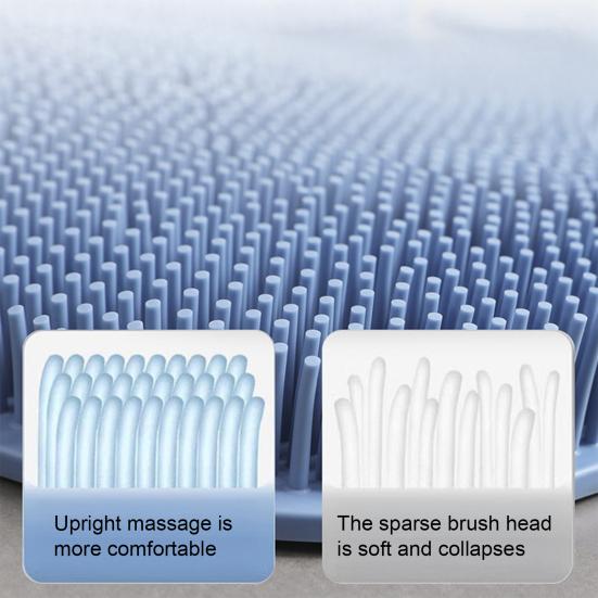 Cat Self Groomer Massage Brush with Suction Cups Cat Scratcher Cat Coat Scrubber for Massage Gentle Grooming And Fur Removal