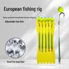 Micro-Lead Carp Bottom Fishing Rig with Bead for Lake, Reservoir, and Wild Fishing