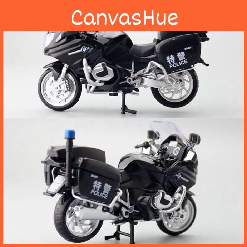 Special Simulation Alloy Police Motorcycle Model Toy For Play And Display