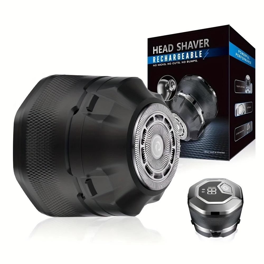 Rechargeable Electric Shaver for Men Single Head Powerful Hair Trimmer Wet/Dry Bald Beard Cutting Machine