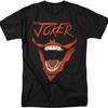 A&E Designs Batman T-Shirt Joker Laugh Black Tee