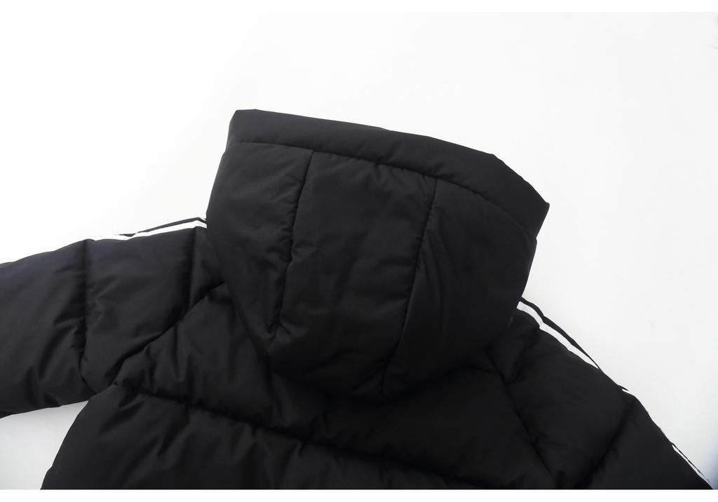 Children's Mid-Length Cotton Padded Jacket - Knee-Length Thickened Coat for Boys and Girls