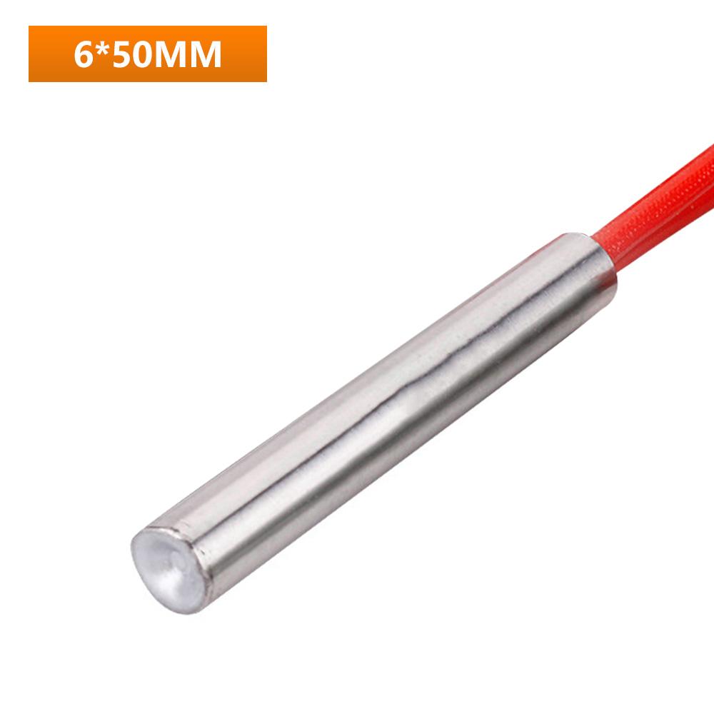 220V 100W single head heating tube dry burning mold single head heating tube stainless steel single head electric heating tube