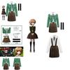 Cos-animefly Chihiro Fujisaki Cosplay Costume School Uniform Dress For Girls