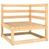 Day and Night - Day and Night Garden Corner Sofa Made of Solid Pine Wood