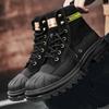 Quality Climbing Canvas Shoes Men's British Style Boots Men's Anti Slip Wear-resistant Casual Sports Work Boots Motorcycle Boots