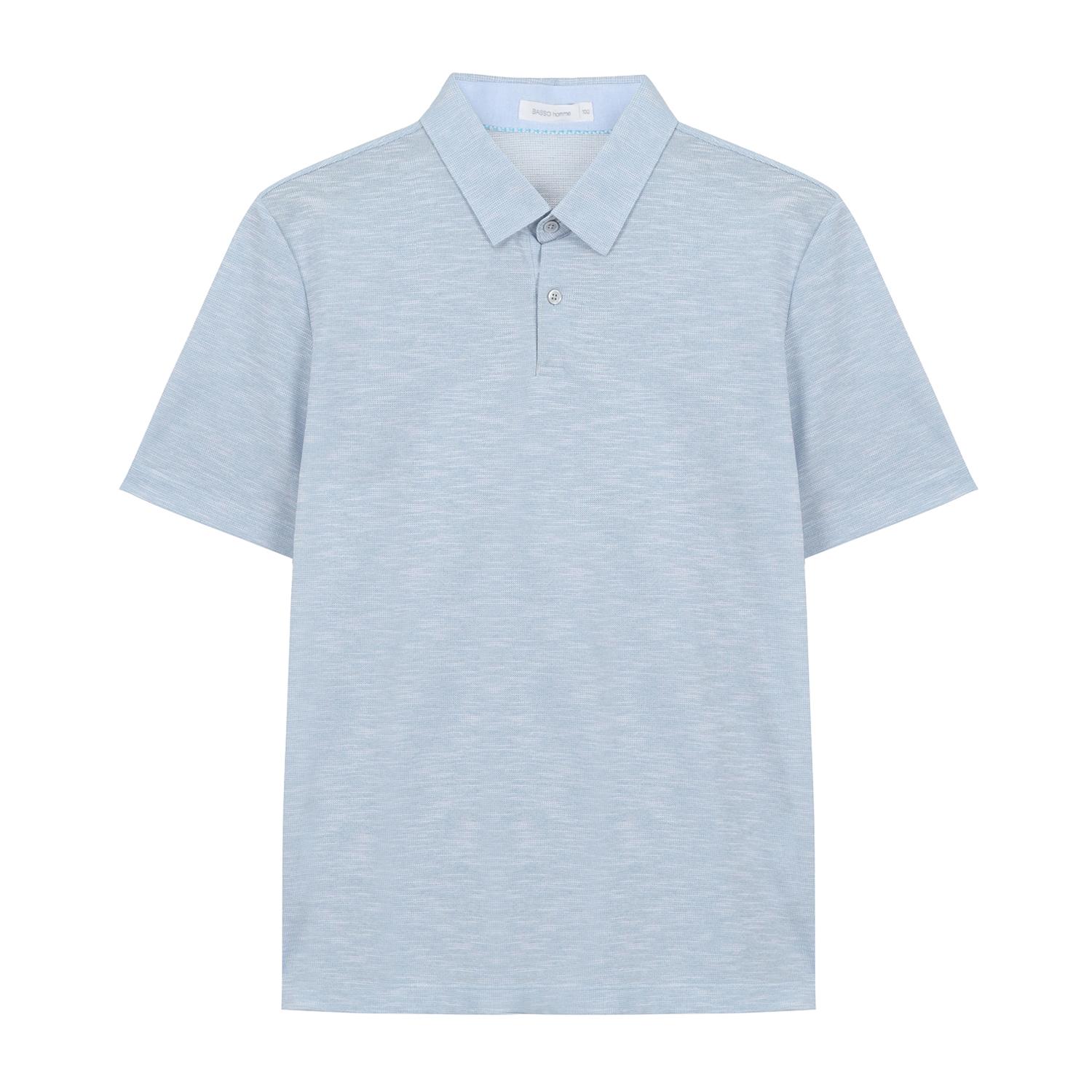 Basso Homme Dry Touch Short Sleeve Collared T-Shirt (Wsy2Kt34A) Sk/110
