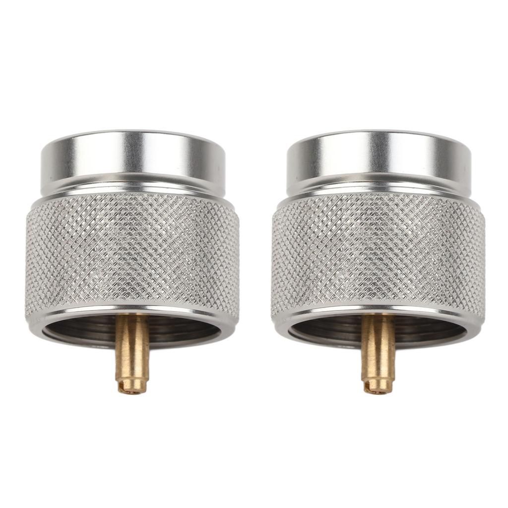 2Pcs Cassette Gas Tank Converter Connector Cylinder Adapter for Outdoor Camping Picnic