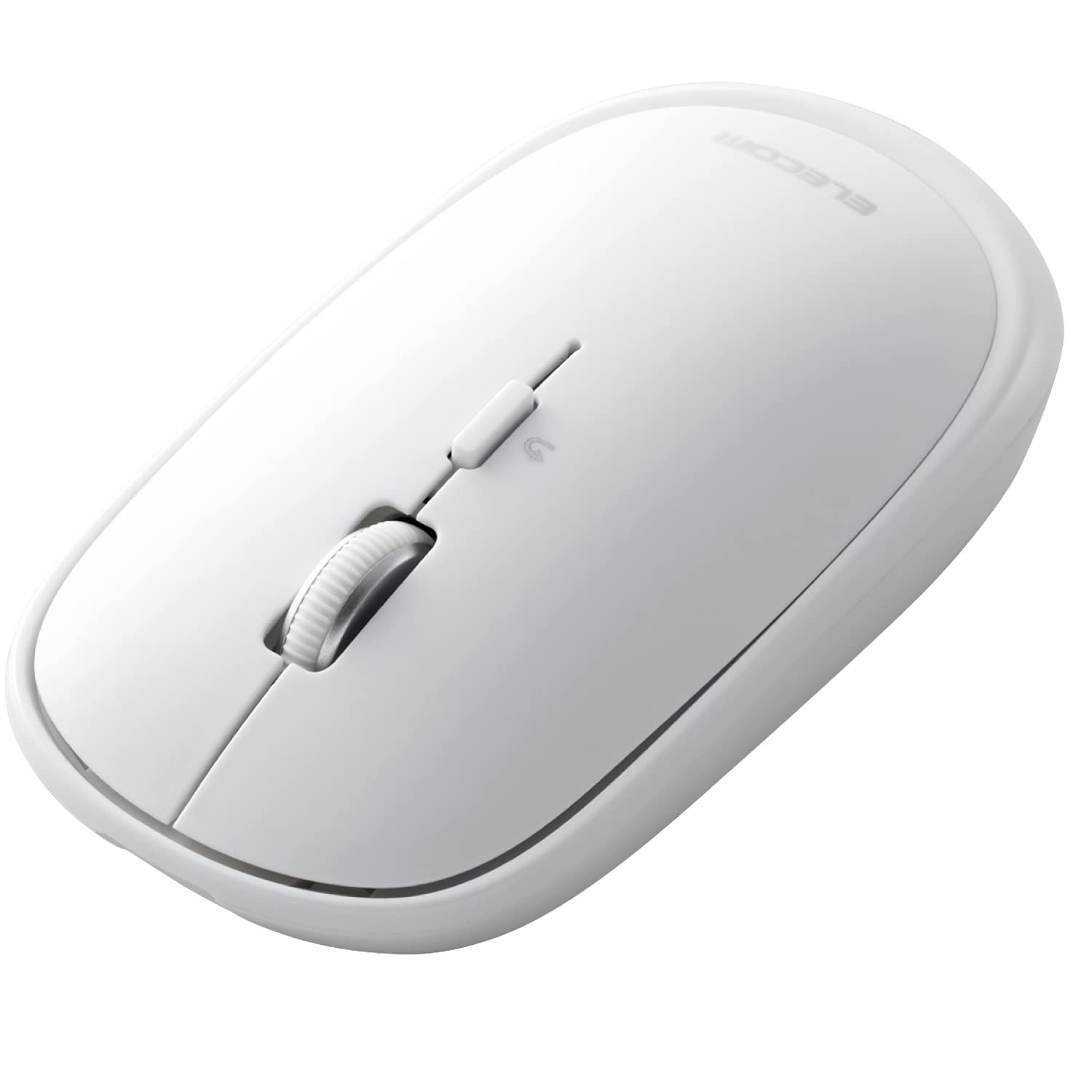 

ELECOM Slint Bluetooth Бездротова 4 Підключається до 3 Миша середнього розміру, Тиха, Тонка, Мобільна, Кнопки, Перезаряджувана, Багатопарна, Пристрої, Біла, білий