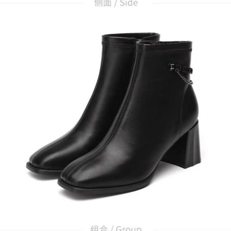 Stivali Donna 2026 Autunno Lusso Eleganti Casual Stivaletti Donna Retro Pelle Scamosciata Tacco Basso Comodi Stivaletti alla Caviglia da Esterno Botas Mujer