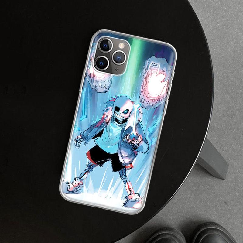 Undertale Sans Doggo Phone Case Cover For iPhone 11 12 13 Mini 14 15 Plus 16 Pro Max 17 Air 7 8 + SE Art Customized Fundas 11 12