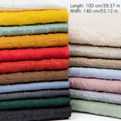 100*140cm Waterproof Embossed Winter Quilted Cotton Fabric For Making Padded Jacket Down Coat Wrinkled Down Jacket Fabric
