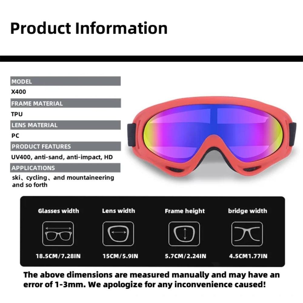 Motocross Sun Glasses Ski Goggles Mountain Athletic Goggles Men Woman Snowmobile Protection Glare Reducing Riding Sun Glasses Updated