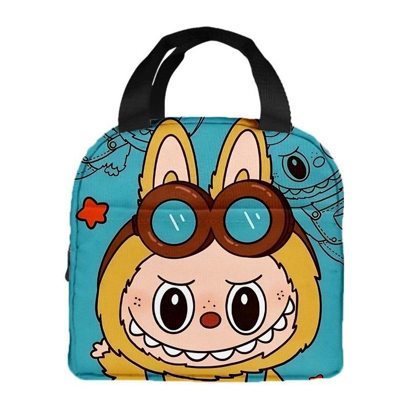 Lunch bag Cartoon tote bag Student bento bag Aluminum foil thermal insulation meal bag Lunch box bag