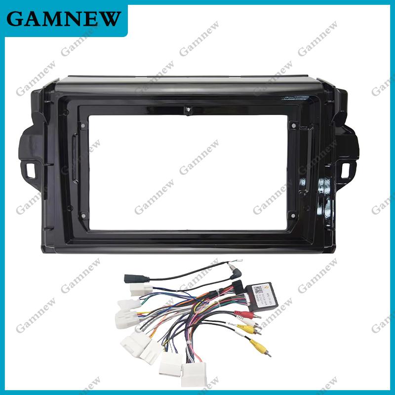 9 Inch Car Radio Fascia Frame Adapter Stereo Android Dashboard Kit Face Plate For Toyota Fortuner 2016-2023