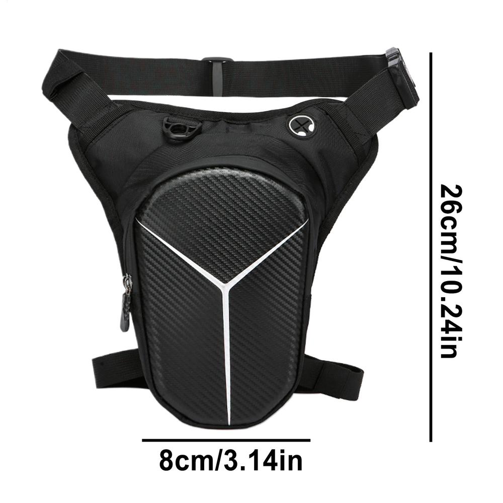 Motorcycle Moto Leg Side Storage Bag Motorbike EVA Hard Shell Male Phone Waist Pack Quick Release Belt Bags Motorcycle Equipment