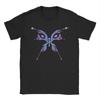 Splatter Butterfly Graphic Unisexs Cotton TShirt Round Neck Short Sleeve Breathable Tee