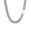 ODM Stainless Steel Cuban Chain Necklace Hip Pop Design with Diamond Gold and Black Color for Men Women Anniversary Jewelry