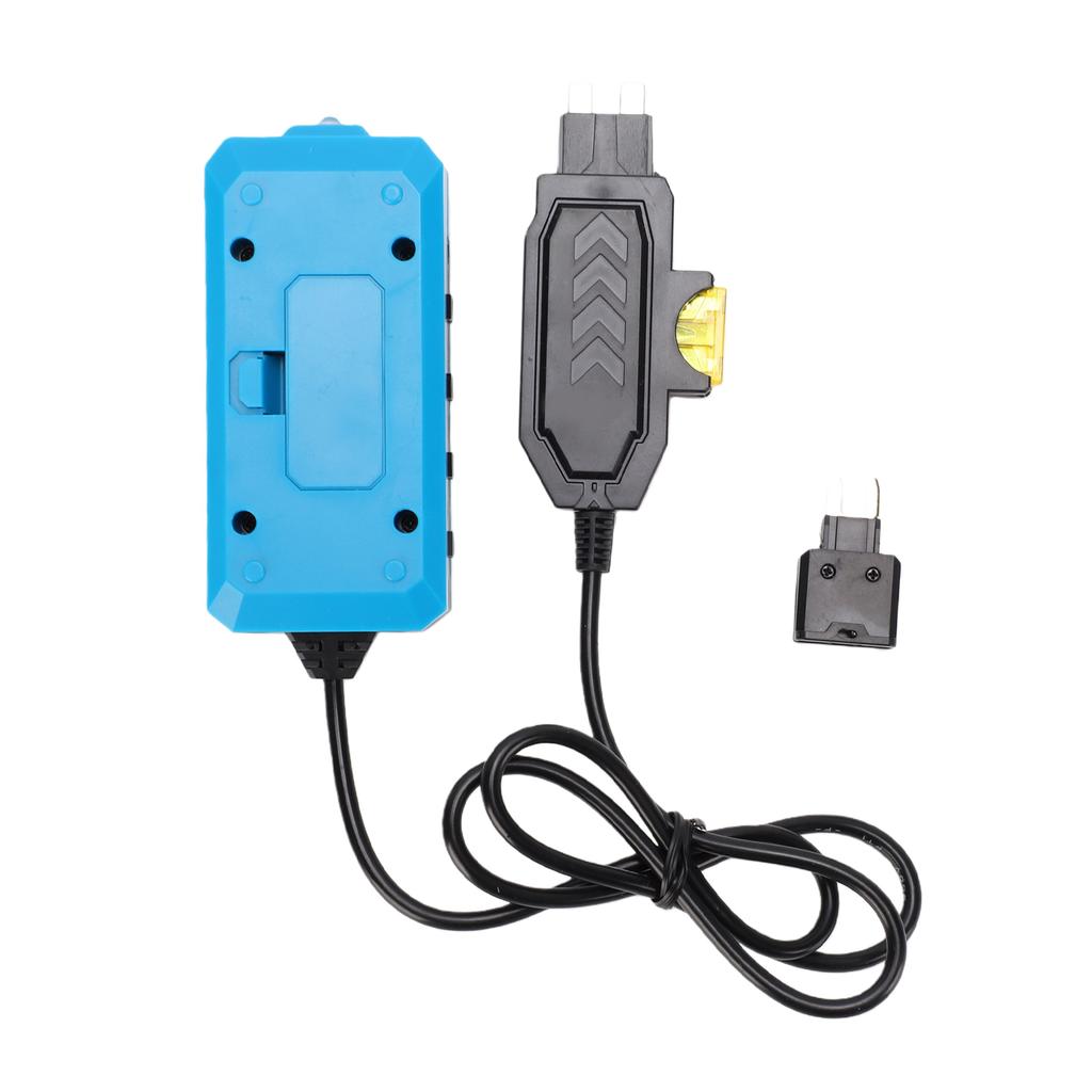 Car Fuse Current Tester 20A 48V Automotive Circuit Fault Probe Detector with LCD Backlight LED Flashlight Comes with