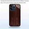 Wood grain pattern tempered glass phone case suitable for iPhone 17 16 15 14 13 12 11 Pro/Max/Plus shockproof back cover