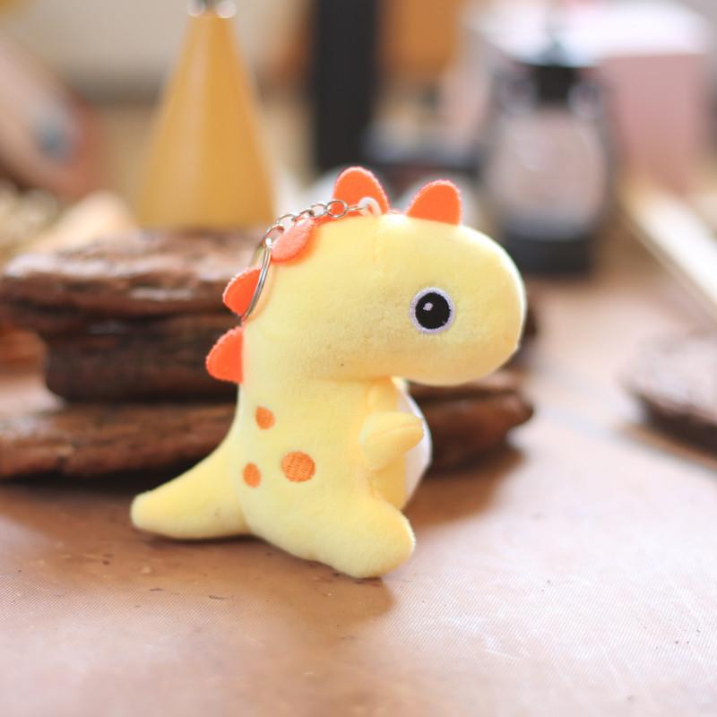 Cute Dinosaur Stuffed Animal Pendant With Pp Cotton Filling For Backpack Decor
