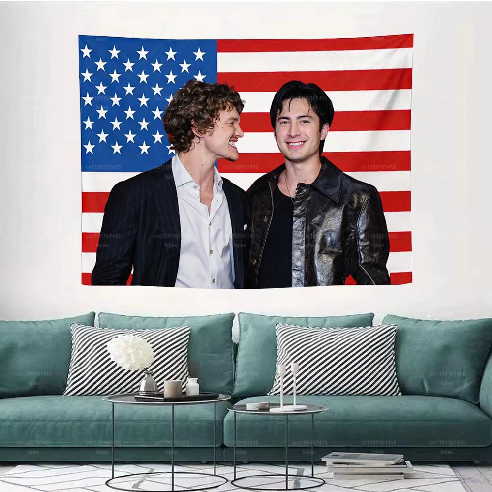 1pc HR   Flag Tapestry Humorous Bedroom Restaurant Bar Party Wall Decor
